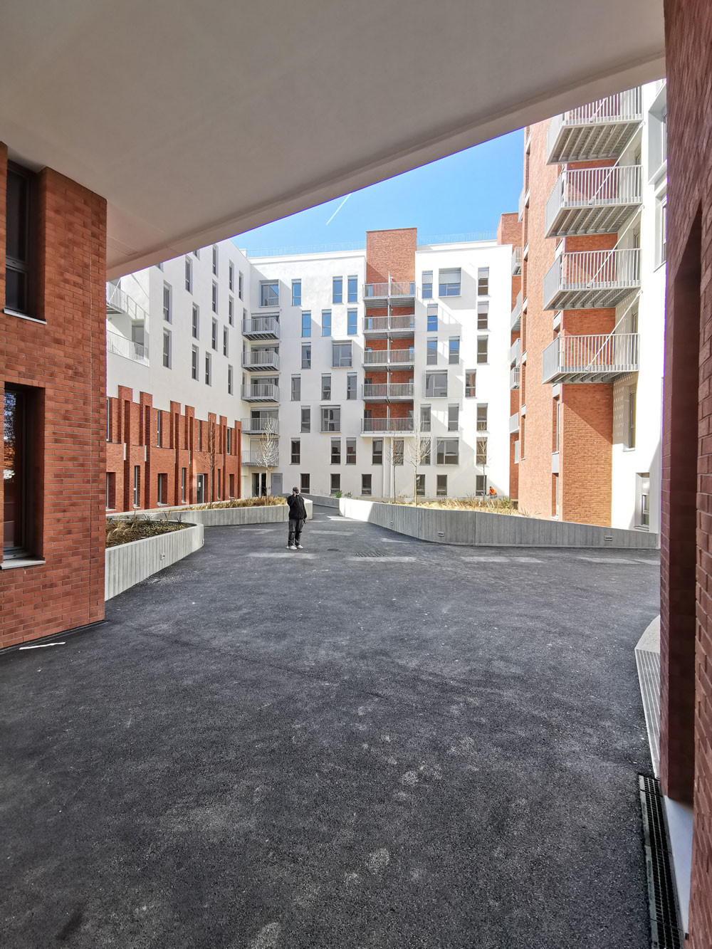 Résidence jeune actifs, Logements et école à Villejuif