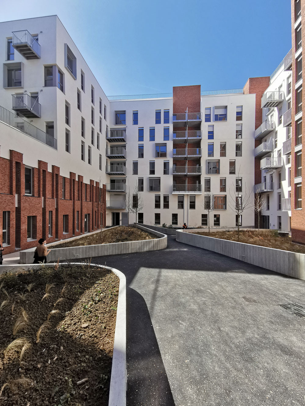Résidence jeune actifs, Logements et école à Villejuif