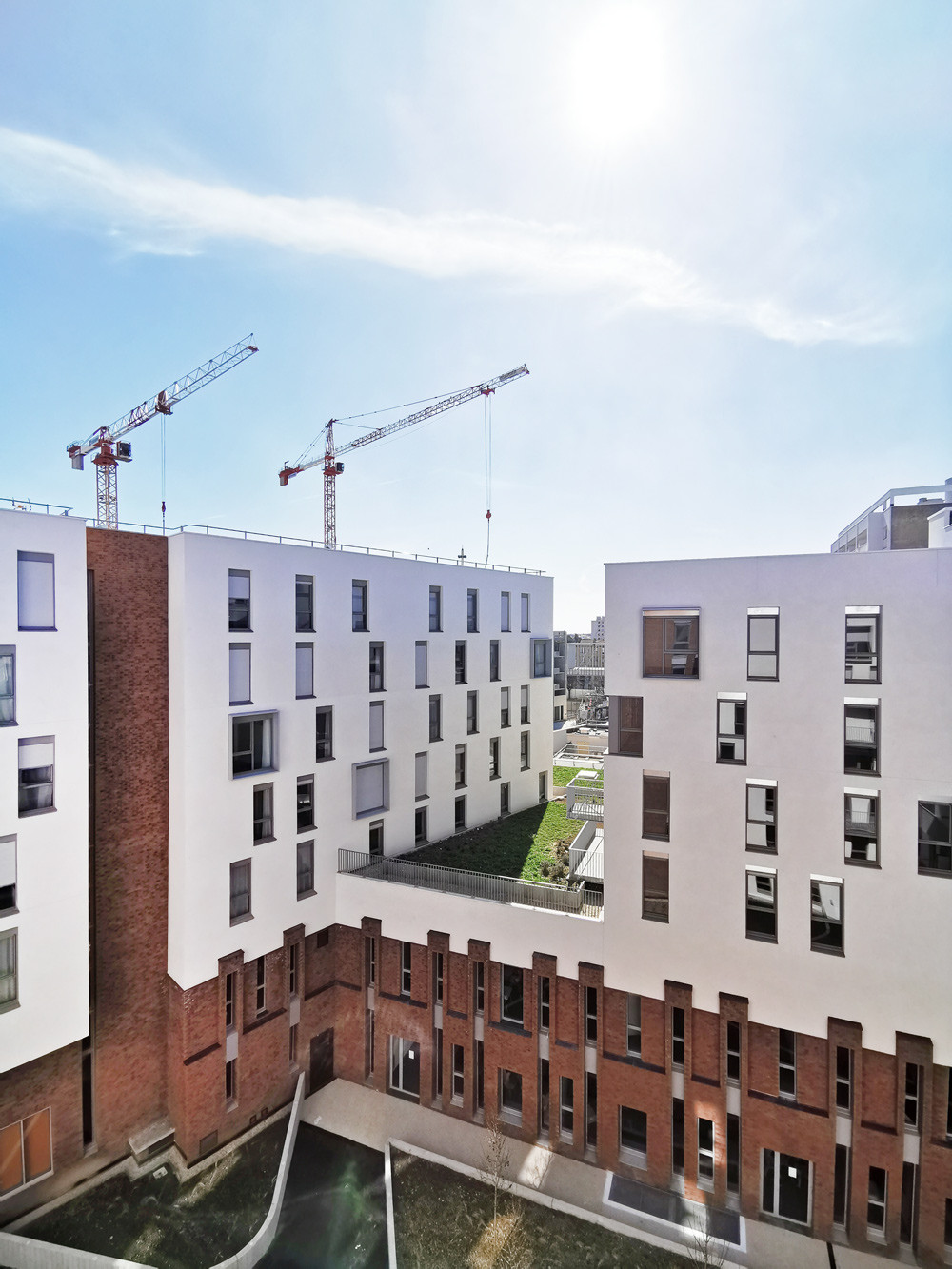 Résidence jeune actifs, Logements et école à Villejuif