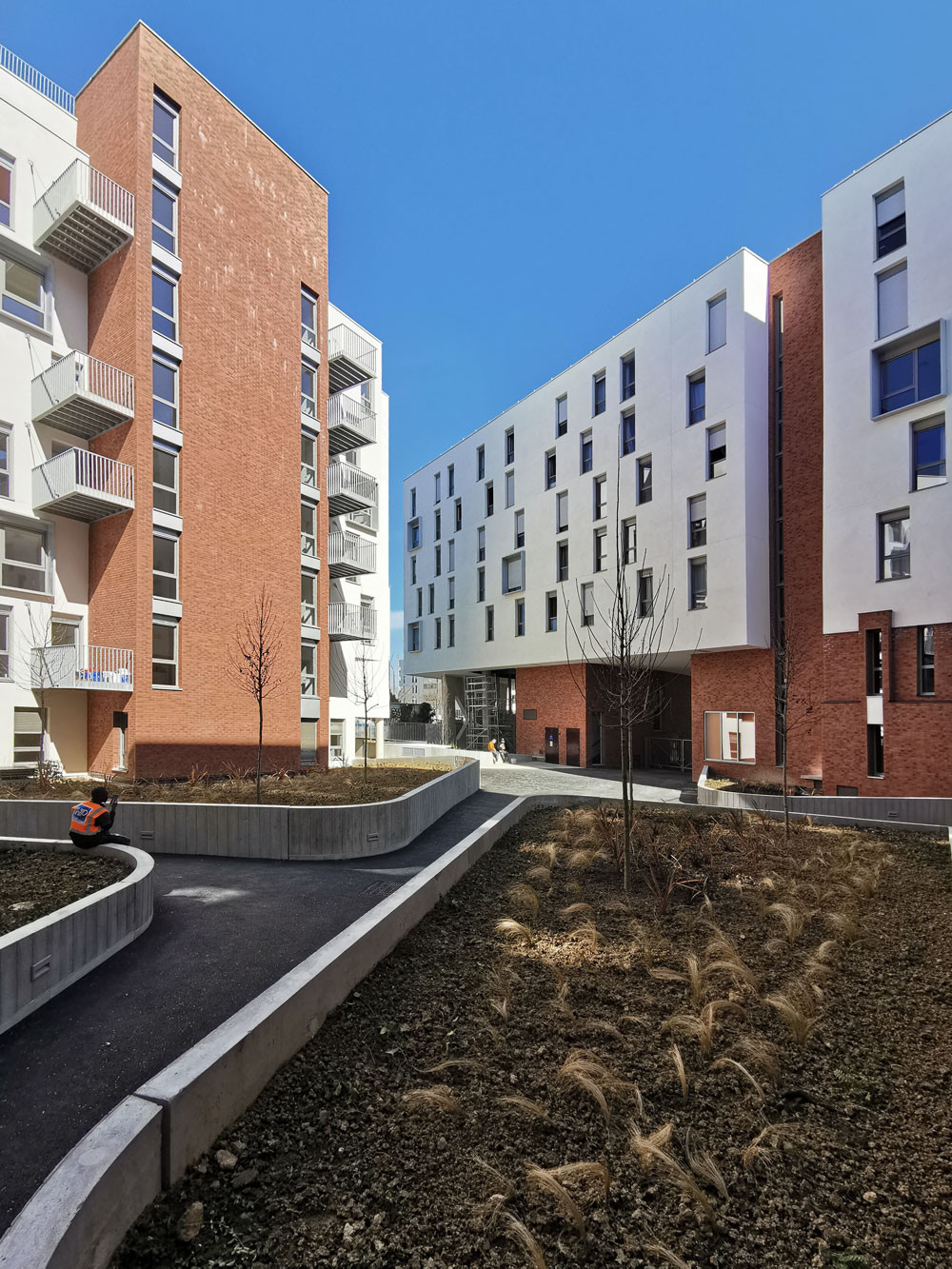 Résidence jeune actifs, Logements et école à Villejuif