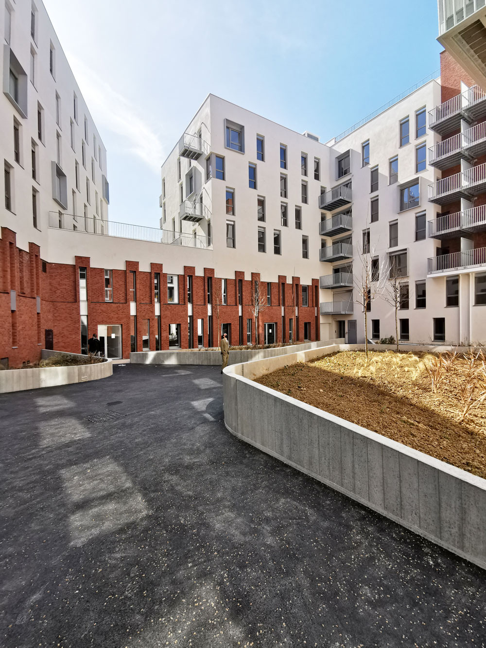 Résidence jeune actifs, Logements et école à Villejuif