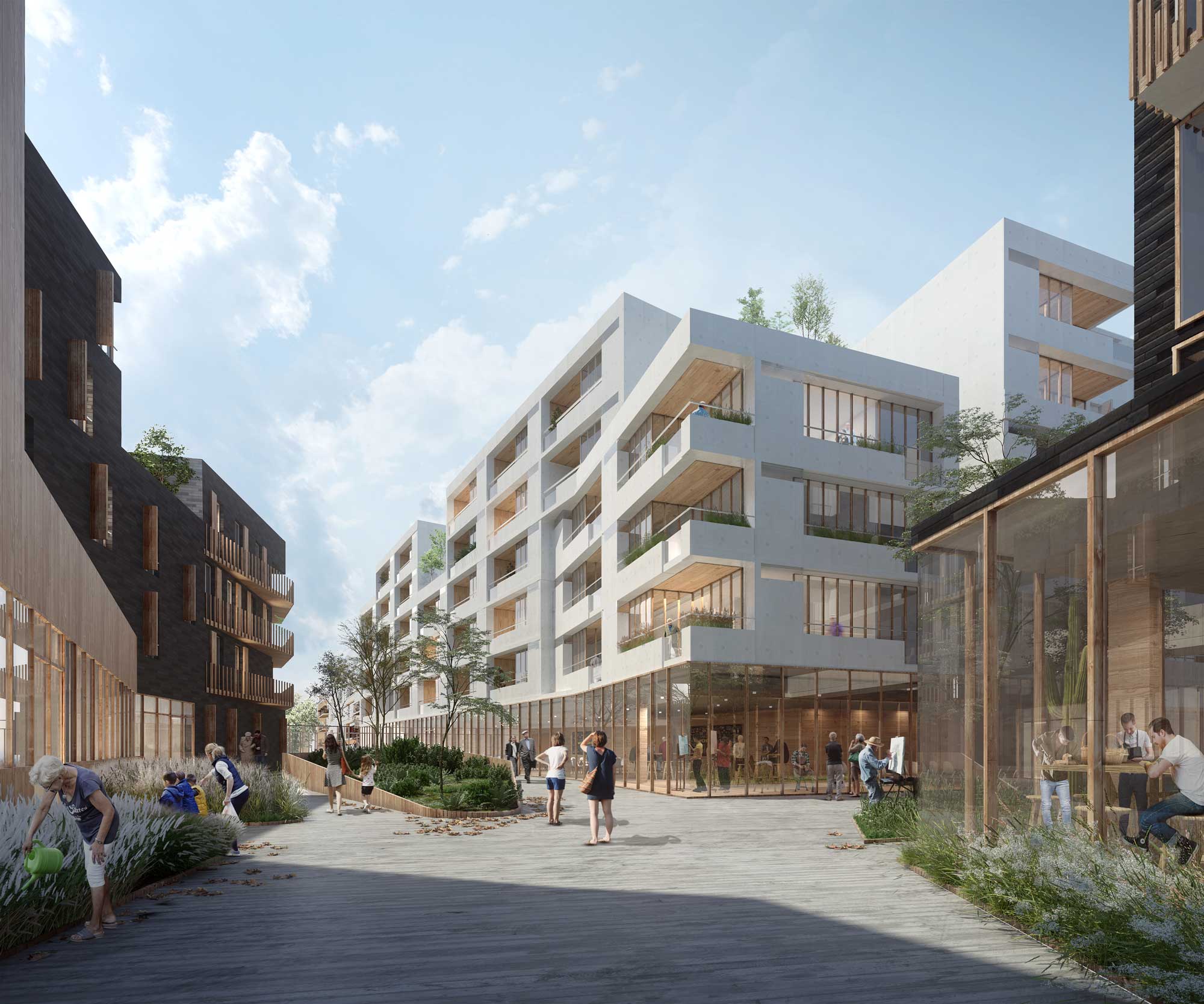 Une résidence de services séniors de 100 logements et 40 logements sociaux à Montreuil