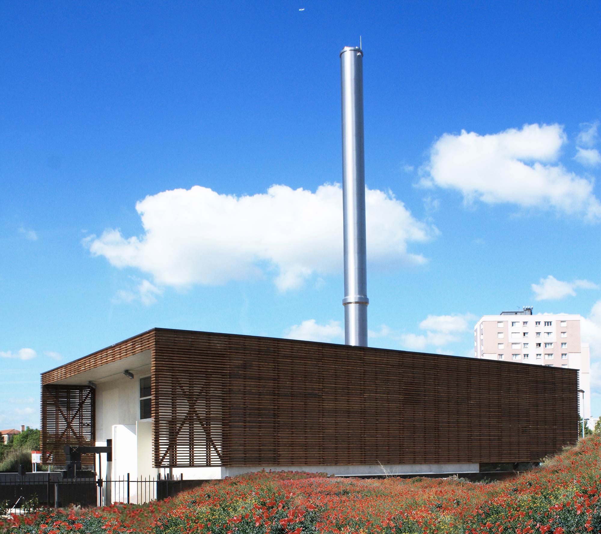 Chaufferie bi - energie à Nanterre