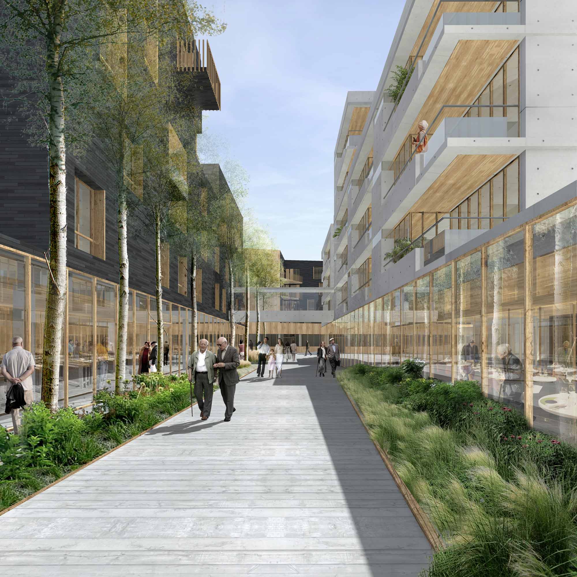 Une résidence de services séniors de 100 logements et 40 logements sociaux à Montreuil